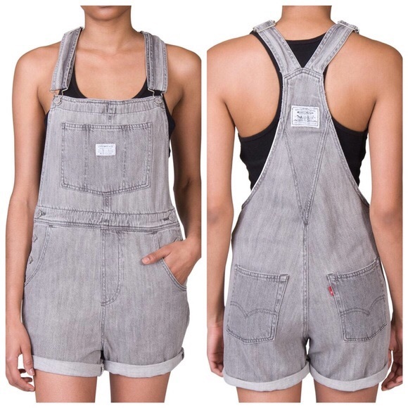 Levi's Pants - Levi’s Vintage Denim Gray Style Shortall Overalls